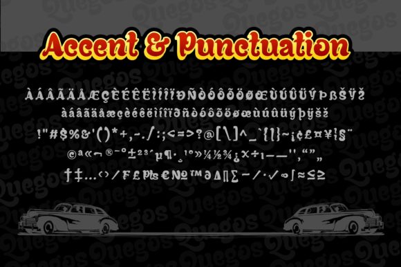 Quegos Font PNG with transparent background - Preview 5