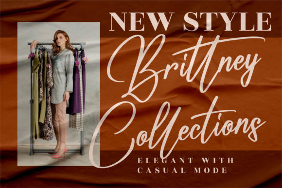 Renatta Signature Font PNG with transparent background - Preview 2