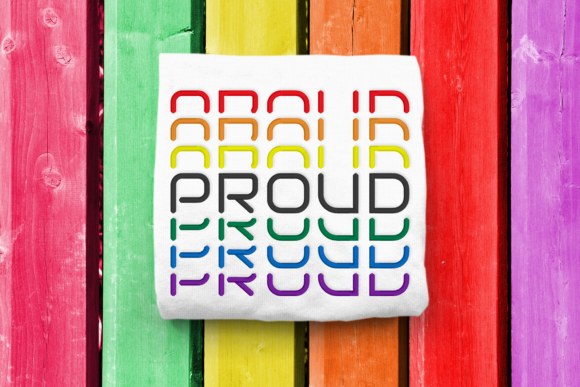Stacked LGBT Proud