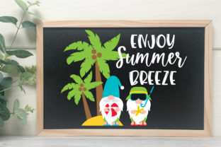 Summer Gnomes SVG Bundle Graphic by virinadesign · Creative Fabrica