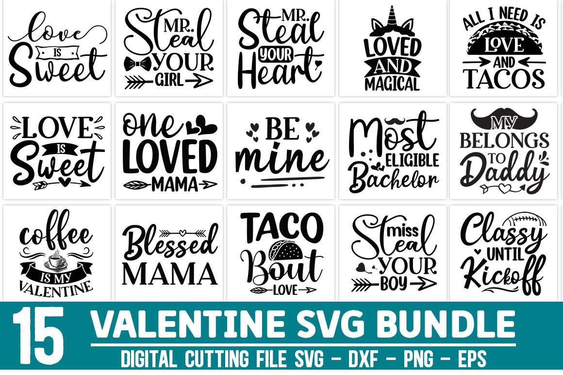 Valentine Day Bundle Graphic by Buysvgbundles · Creative Fabrica