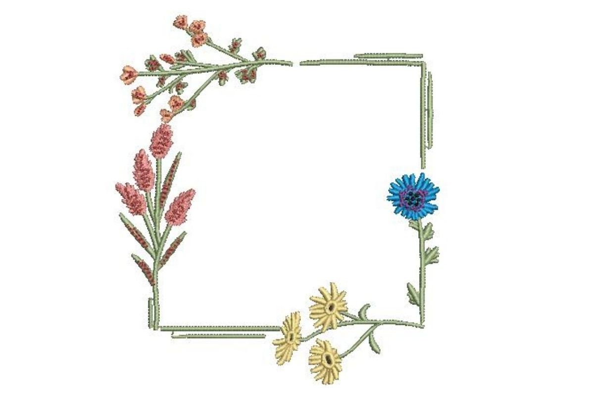 Vintagestyle Rectangular Herb Border