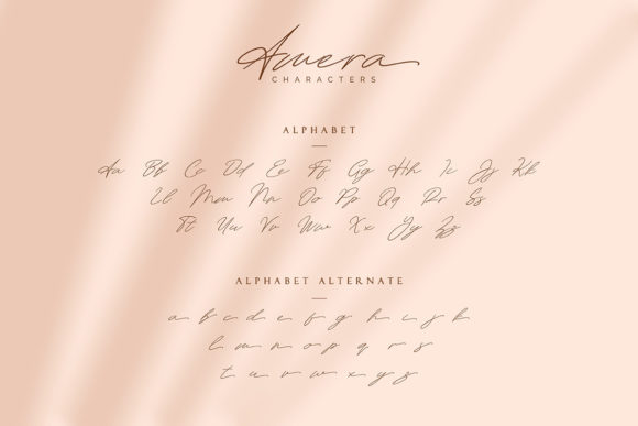 Amera Font - Preview 4