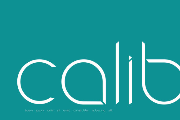 Calibro Font - Preview 2