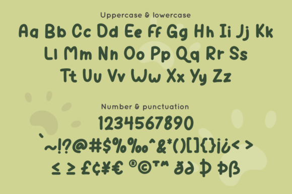 Calli Cat Font - Preview 4