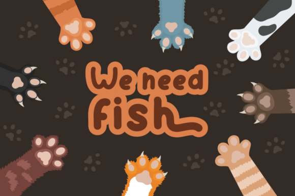 Calli Cat Font - Preview 6
