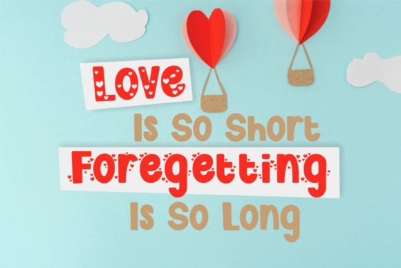 Cute Love Story Font - Preview 5
