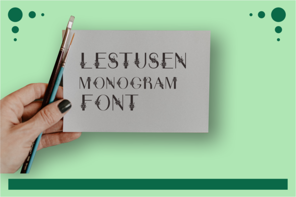 Lestusen Font PNG with transparent background - Preview 3