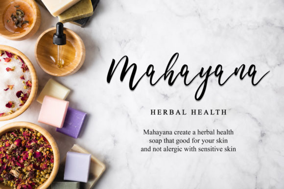 Madona Script Font PNG with transparent background - Preview 6