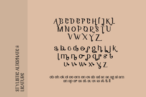 Mayros Font PNG with transparent background - Preview 4