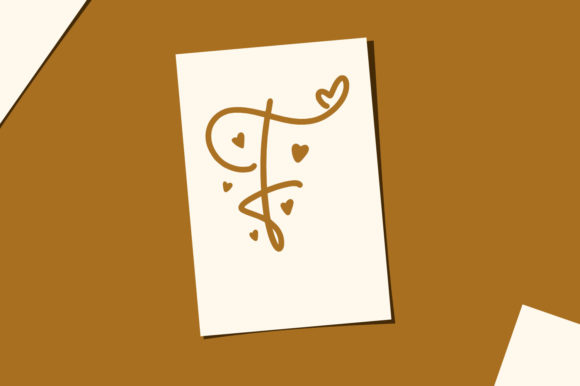 Monogram Permailove Font PNG with transparent background - Preview 2