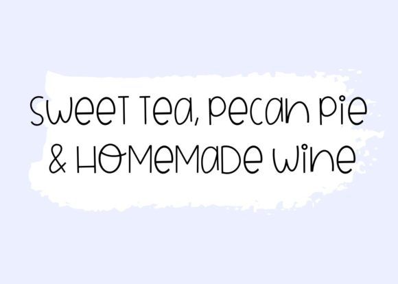 Porch Swing Font PNG with transparent background - Preview 1