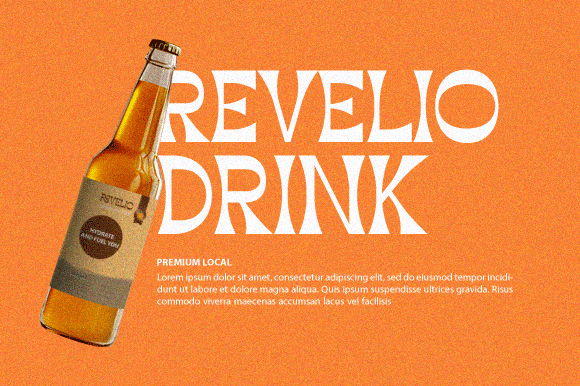 Revelio Font font preview - 5