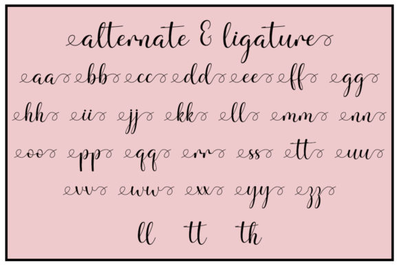 Simple Style Font PNG with transparent background - Preview 6