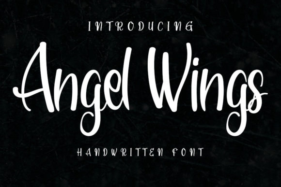 Angel Wings Font by shiddiq.art · Creative Fabrica
