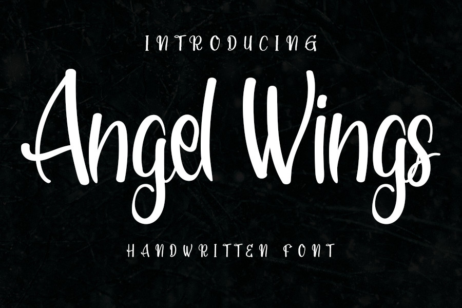 Angel Wings Font by shiddiq.art · Creative Fabrica