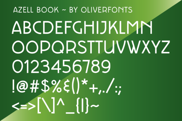 Azell Font - Preview 6