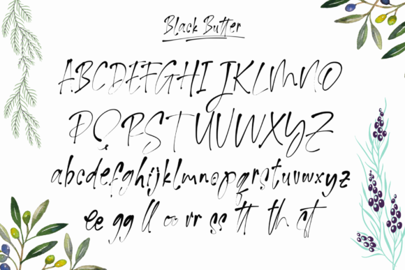 Black Butter Font - Preview 6