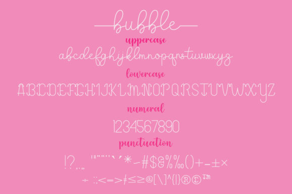 Bubbly City Font - Preview 3