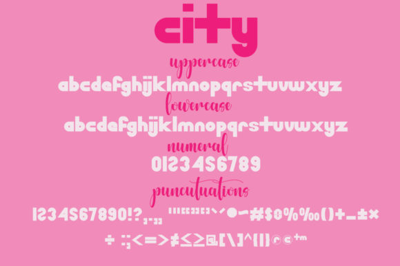 Bubbly City Font - Preview 5