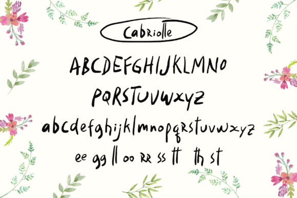 Cabriolle Font - Preview 1