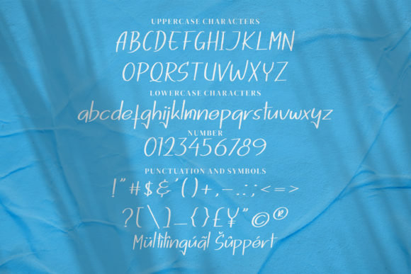 Dogina Summer Font PNG with transparent background - Preview 5