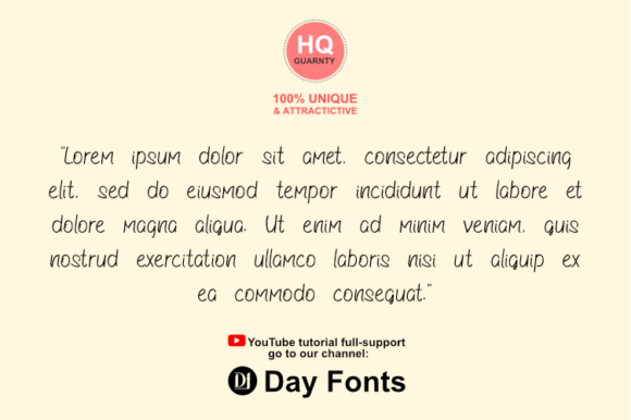 Handywritten Font - Preview 3