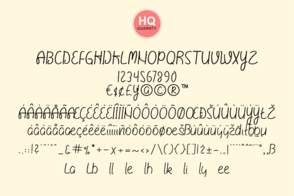 Handywritten Font - Preview 4