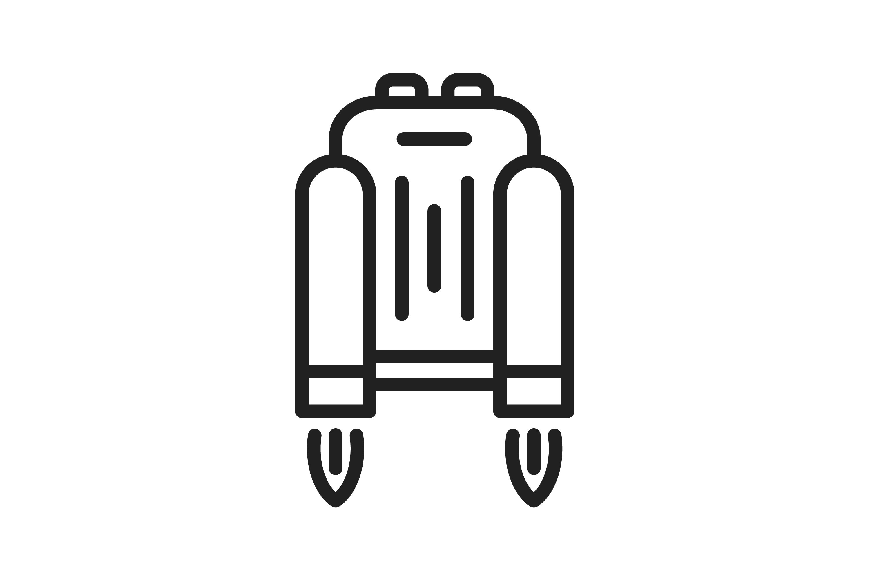 Jetpack Line Icon Graphic by IconBunny · Creative Fabrica