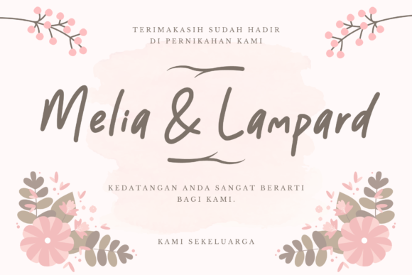 Lampard Font PNG with transparent background - Preview 1