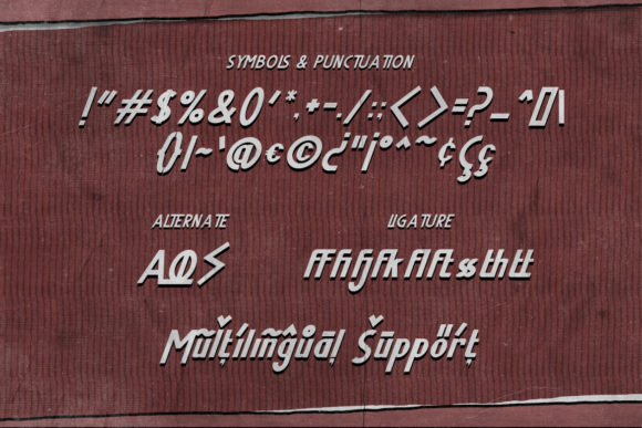 Shutter Speed Font PNG with transparent background - Preview 2