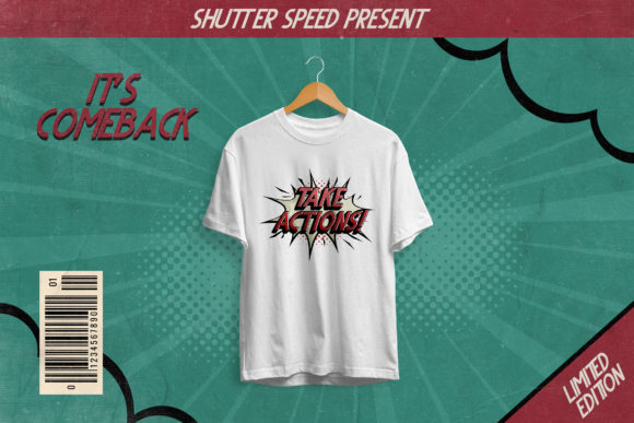 Shutter Speed Font PNG with transparent background - Preview 5