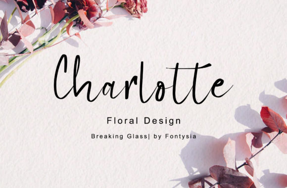 Breaking Glass Font - Preview 1