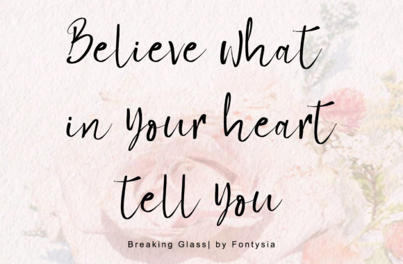 Breaking Glass Font - Preview 3