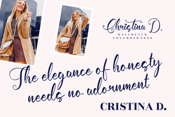Cathrina Belisha Font - Preview 4