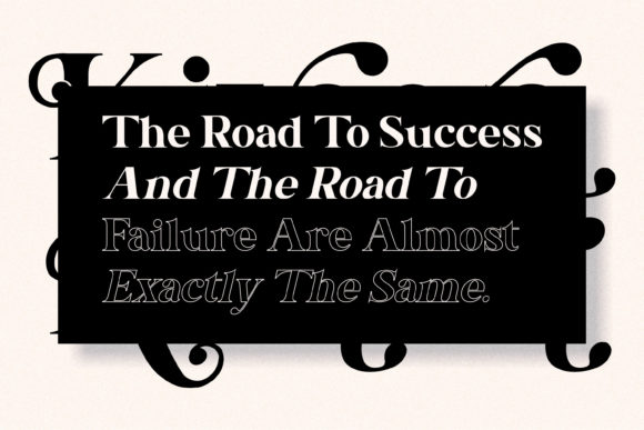 Kivaera Font PNG with transparent background - Preview 2