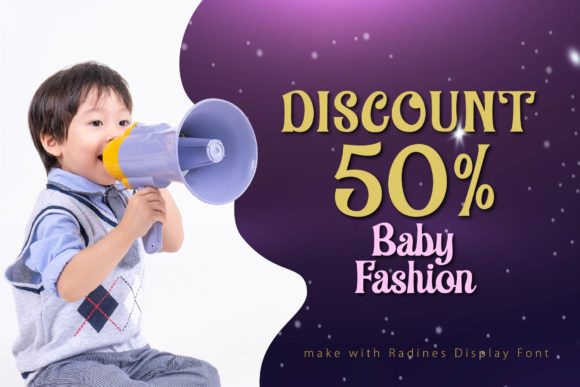 Radines Font PNG with transparent background - Preview 3