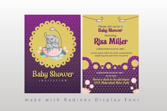 Radines Font PNG with transparent background - Preview 4