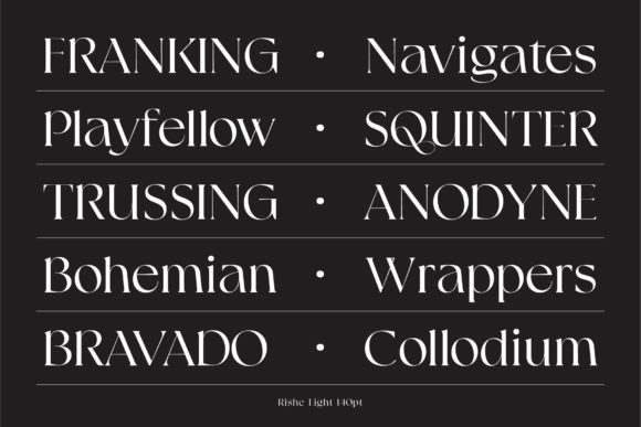 Rische Font PNG with transparent background - Preview 2