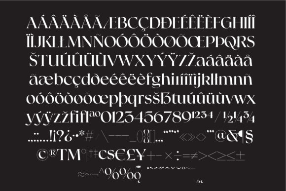Rische Font PNG with transparent background - Preview 5