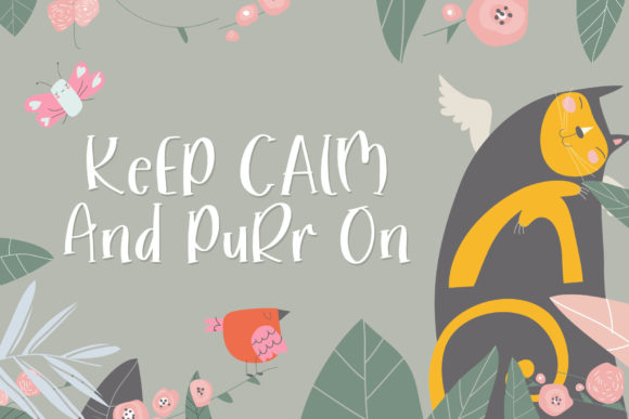 Rosted Charm Font PNG with transparent background - Preview 4