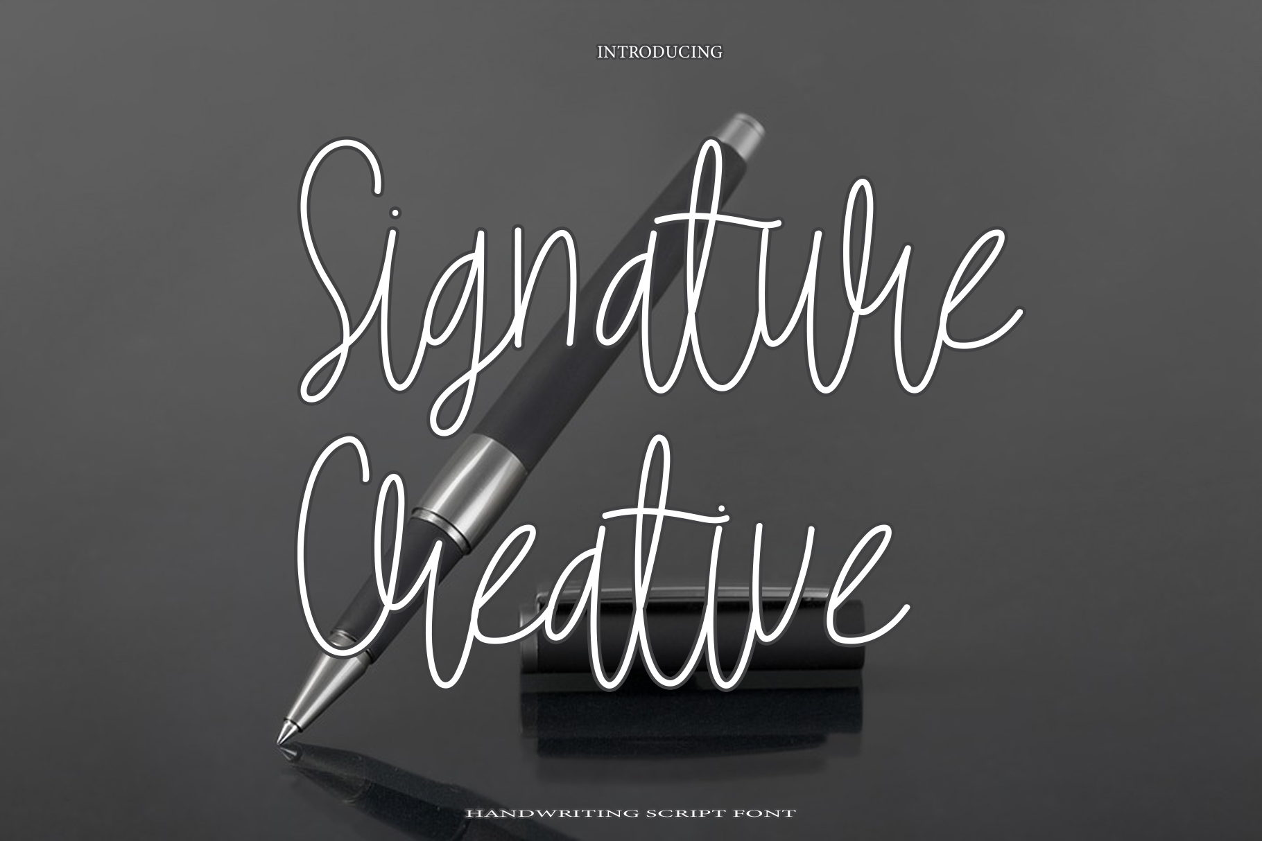 Signature Creative Font by PAYJHOshop · Creative Fabrica