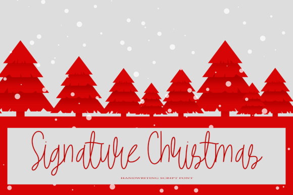 Signature Creative Font PNG with transparent background - Preview 1