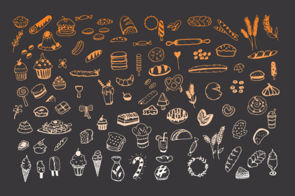 Slither Bakery Font PNG with transparent background - Preview 3