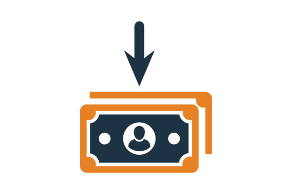 Business, Get Money Icon. Graphic by hr-gold · Creative Fabrica