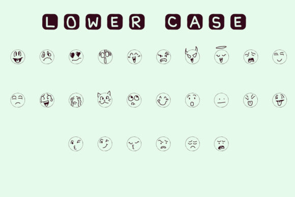 Emoji Doodle Font - Preview 1