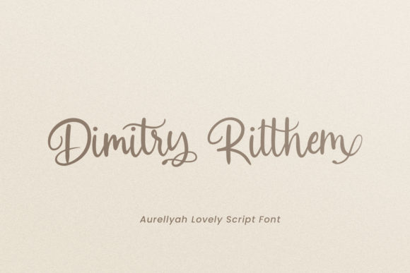 Aurellyah Script Font - Preview 2