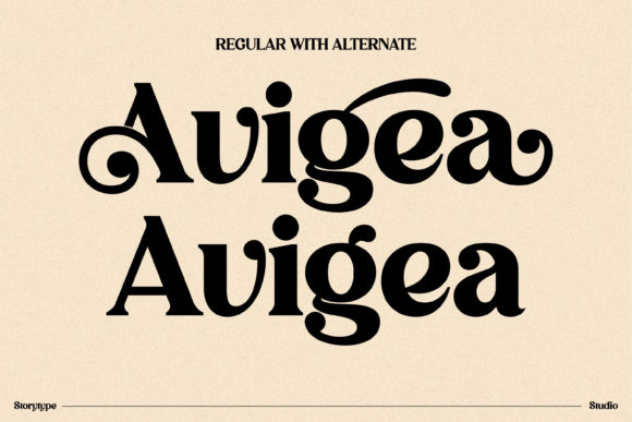 Avigea Font - Preview 1