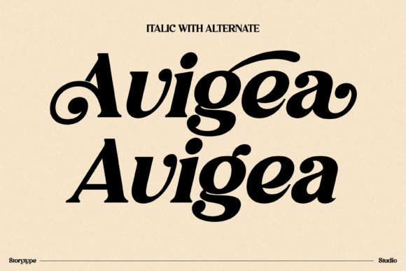 Avigea Font - Preview 2