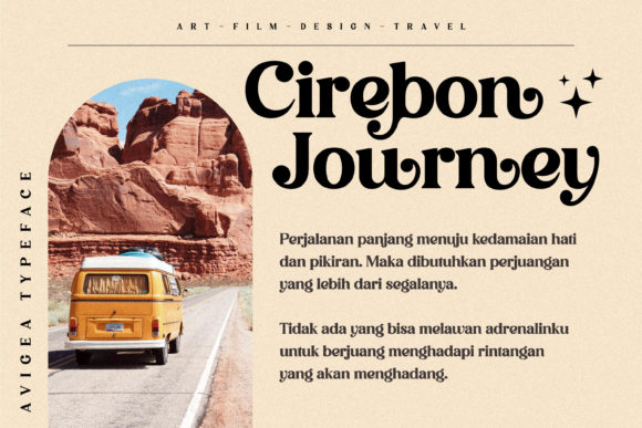 Avigea Font - Preview 3